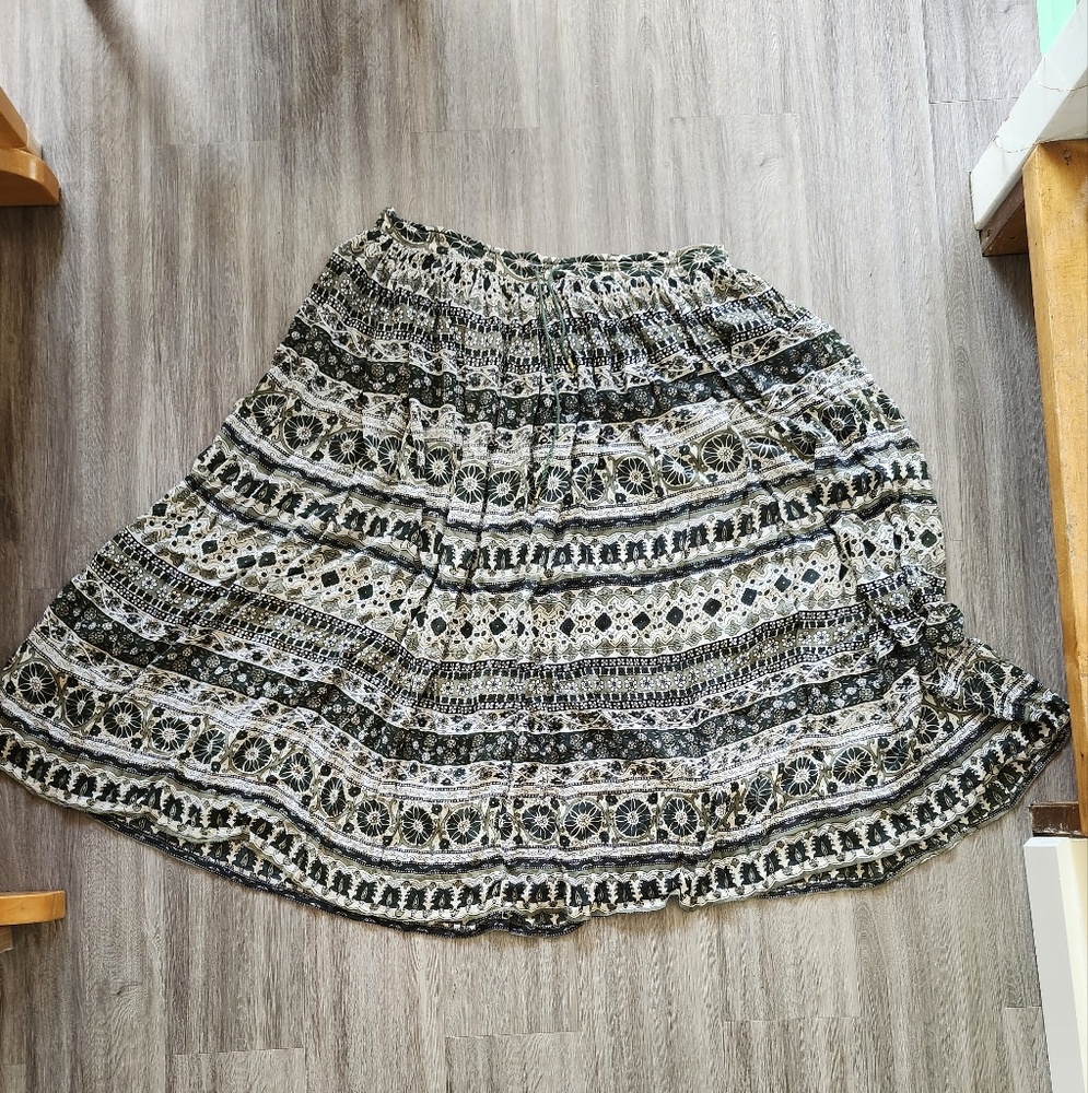 Bohemian Maxi Skirt